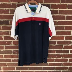 Vintage 90s Bugle Boy Polo Shirt Mens XL 100% Cotton